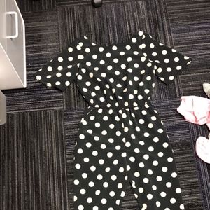 Anthropologie Polkadot Jumpsuit